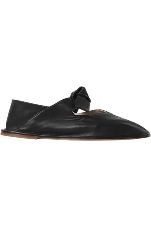 Hereu Ballerinas, female, , Size: 5 US Leather Bow Flats