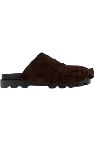 Camper Mules, male, , Size: 10 US Suede Chunky Sole Slides