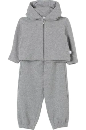 Il gufo Sport Sets, unisex, , Size: 9 M Grey Hoodie Joggers Set for Kids