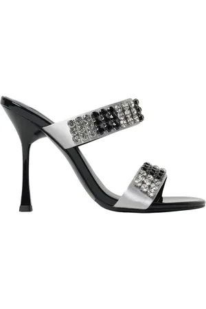 Liu Jo Heeled Mules, female, , Size: 8 US Rhinestone Heels for Women
