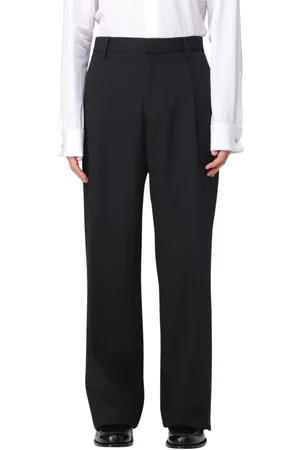 LARDINI Straight Trousers, male, , Size: M Classic Style Brown Pants