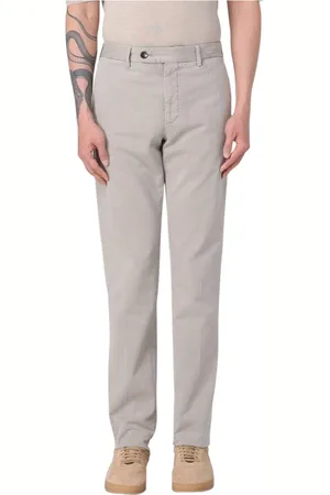 Incotex Chinos, male, , Size: L Sky Blue Slim Fit Chinos