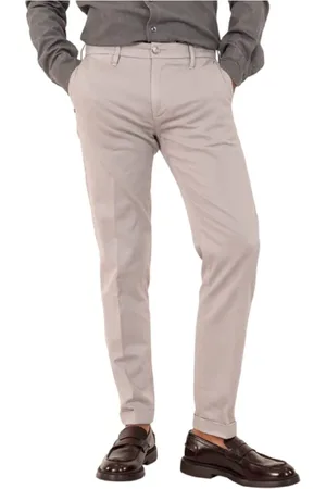 RE-HASH Chinos, male, , Size: W32 Slim Fit Grey Chinos