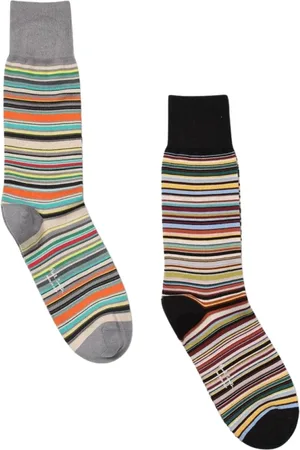 Paul Smith Socks, male, , Size: ONE SIZE Vibrant Striped Socks
