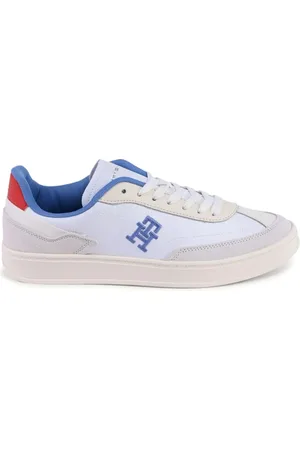 Tommy Hilfiger Sneakers, female, , Size: 9 US Blue Suede Lace-Up Sneakers