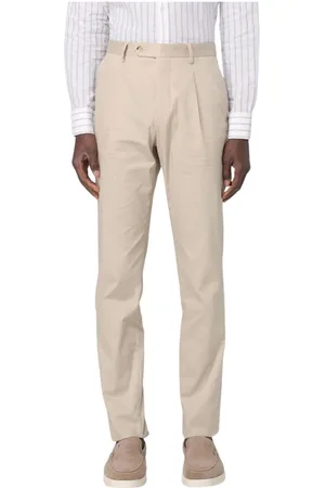 Manuel Ritz Chinos, male, , Size: 3XL Pleated Cotton Pants