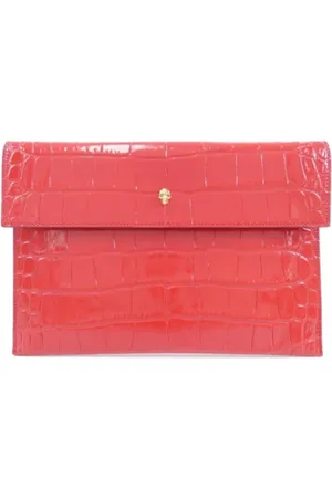 Alexander McQueen Pre-owned Clutches, female, , Size: ONE SIZE Pre-owned Leather handbags