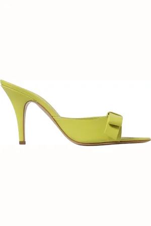 Gia Borghini Heeled Mules, female, , Size: 7 US Bow Detail Heeled Sandals