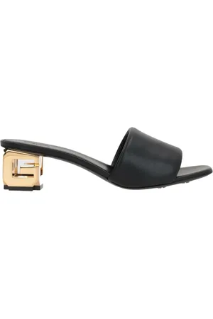 Givenchy Heeled Mules, female, , Size: 6 1/2 US Block Heel Mules Sandals