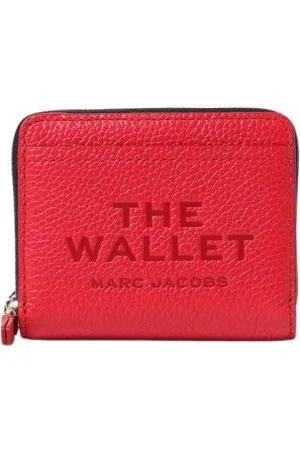 Marc Jacobs Wallets & Cardholders, female, , Size: ONE SIZE Black Leather ZipAround Wallet