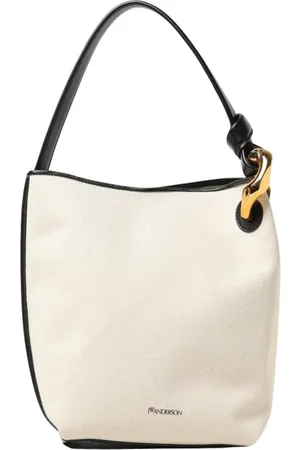 J.W.Anderson Shoulder Bags, female, , Size: ONE SIZE Canvas Shoulder Bag Natural Color