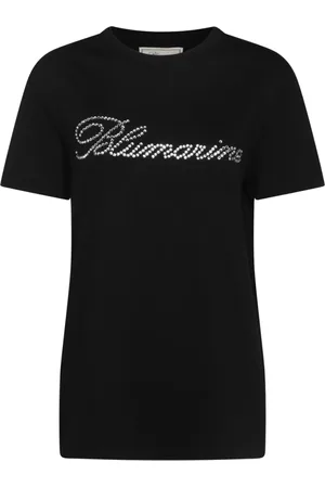 BLUMARINE T-Shirts, female, , Size: XS Cotton T-shirt with Logo