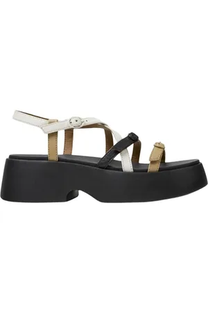 Camper High Heel Sandals, female, , Size: 6 US Leather Platform Sandals