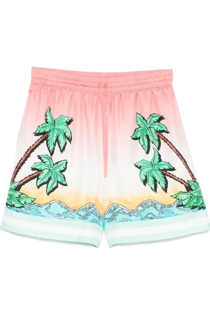 Casablanca Beachwear, male, , Size: L Graphic Print Elasticated Waistband Shorts