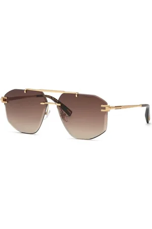 Chopard Sunglasses, unisex, , Size: 64 MM Rose Gold Brown Gradient Sunglasses