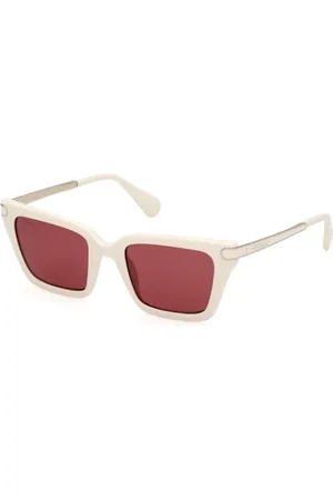 Max&Co. Sunglasses, unisex, , Size: 50 MM frame sunglasses with burgundy lenses