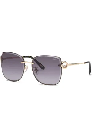 Chopard Sunglasses, unisex, , Size: 58 MM Rose Gold Smoke Gradient Sunglasses