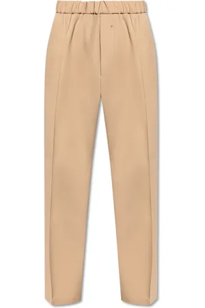 Jil Sander Straight Trousers, male, , Size: L Creased Trousers