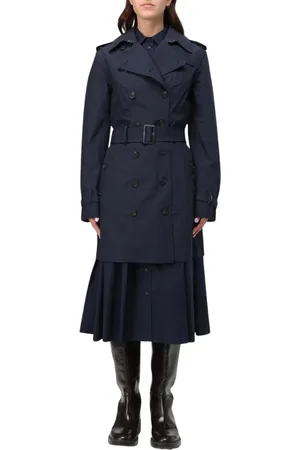 save the duck Trench Coats, female, , Size: M Stylish Waterproof Raincoat with Hood