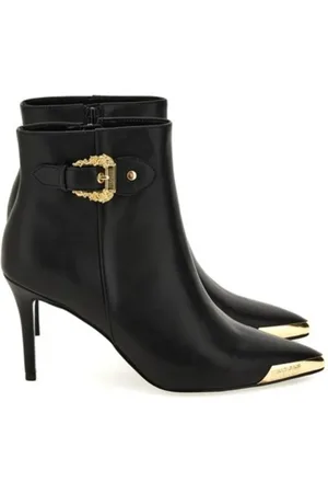 ショートブーツ・ブーティ VERSACE Woman Flat ankle boots Black 75VA3S6471570 899 VERSACE | Black Women's Ankle Boot | YOOX