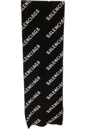 Balenciaga Pre-owned Scarves, male, , Size: ONE SIZE Pre-owned Wool scarves