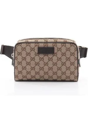 Gucci Pre-owned Belt Bags, male, , Size: ONE SIZE Pre-owned Canvas gucci-bags