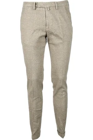 Briglia 1949 Slim-fit Trousers, male, , Size: W44 Casual Cotton Blend Stretch Pants