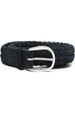 Orciani Belts, male, , Size: 85 CM Woven Suede Plot Belt