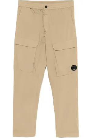 C.P. Company Slim-fit Trousers, male, , Size: 3XL Lens Detail Cargo Pants
