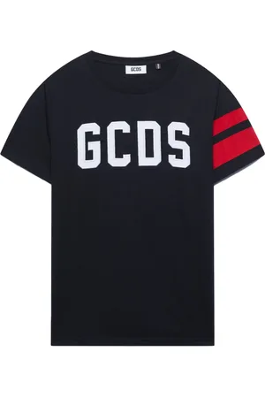 Tシャツ・カットソー GCDS Men T-shirt Black A2OM2302JE7 99 Logo Regular T-Shirt Black | GCDS Official Website
