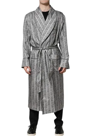 Dolce & Gabbana Robes, male, , Size: M Floral Wrap Jacket