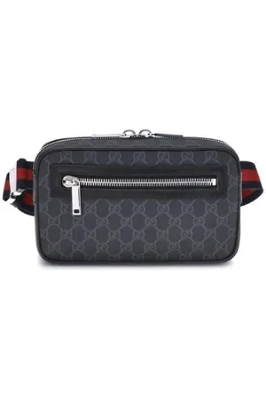 Gucci Belt Bags, male, , Size: ONE SIZE Stylish Fanny Pack with Web Ribbon