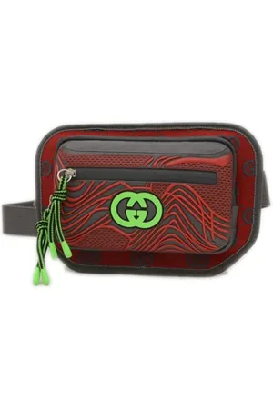 Gucci Pre-owned Belt Bags, male, , Size: ONE SIZE Pre-owned Nylon gucci-bags