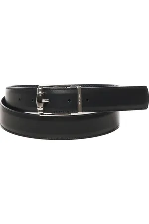 Salvatore Ferragamo Belts, male, , Size: 100 CM Reversible Two-Tone Calfskin Gancini Belt