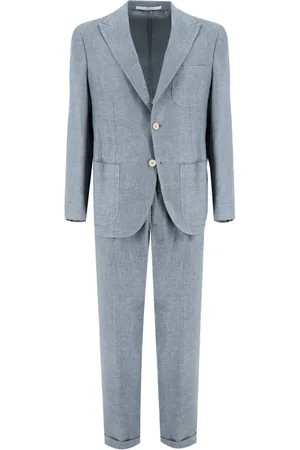 ELEVENTY Single Breasted Suits, male, , Size: XL Modern Fit Single-Breasted Suit