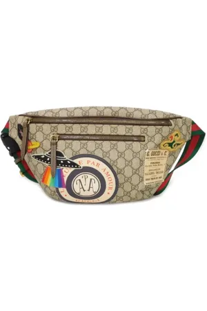 Gucci Pre-owned Belt Bags, male, , Size: ONE SIZE Pre-owned Canvas gucci-bags