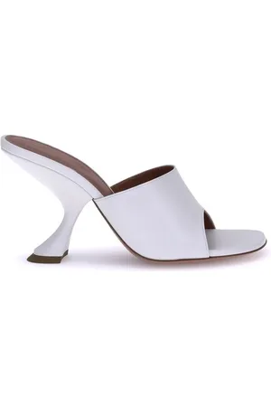 Amina Muaddi Heeled Mules, female, , Size: 6 1/2 US Taylor Sandals
