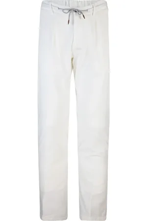 ELEVENTY Straight Trousers, male, , Size: W36 Cotton Blend Stretch Trousers