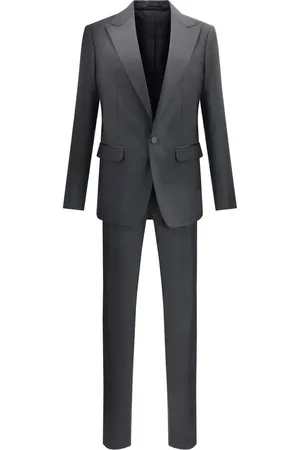 Dsquared2 Single Breasted Suits, male, , Size: 2XL London Suit with Wool Blend