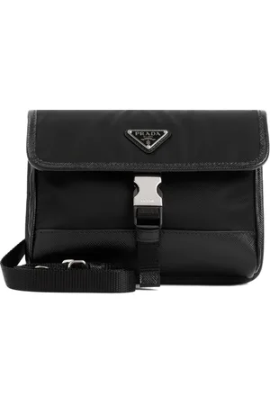 Prada Cross Body Bags, male, , Size: ONE SIZE Tech Fabric Phone Holder