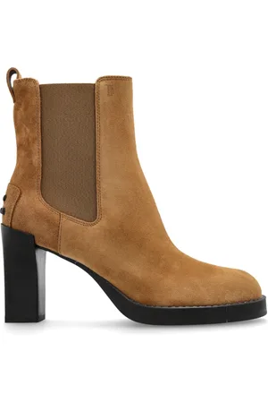 ショートブーツ・ブーティ Tod'S Sand Suede Ankle Boots Woman BROWN Ankle Boots in Suede XXW32L0IN80BYE42S611 | Tods