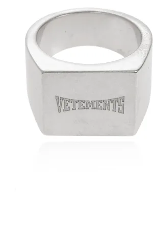 Vetements Rings, unisex, , Size: XL Ring with logo