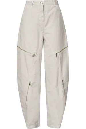 Pinko Tapered Trousers, female, , Size: XS Gabardine Trousers
