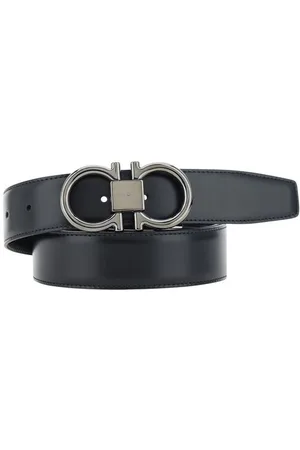 Salvatore Ferragamo Belts, male, , Size: 100 CM Calfskin Gancini Logo Belt