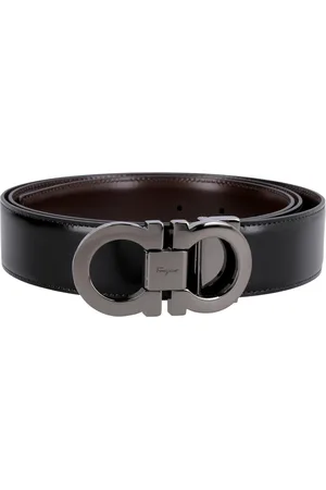 Salvatore Ferragamo Belts, male, , Size: 110 CM Reversible Leather Belt
