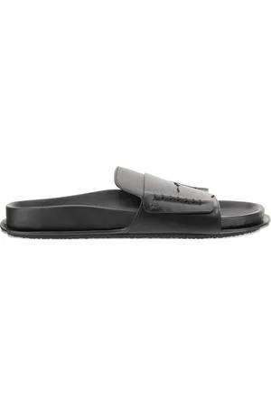 Jacquemus Sliders, male, , Size: 7 US Leather Flat Sandals
