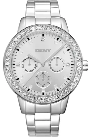 DKNY Watches, female, , Size: ONE SIZE Elegant Chronograph Analog Steel Watch