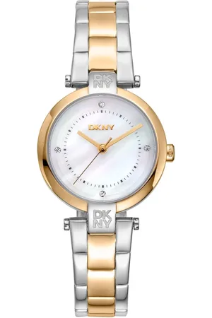 DKNY Watches, female, , Size: ONE SIZE Elegant Analog Quartz Watch with Deployant Clasp