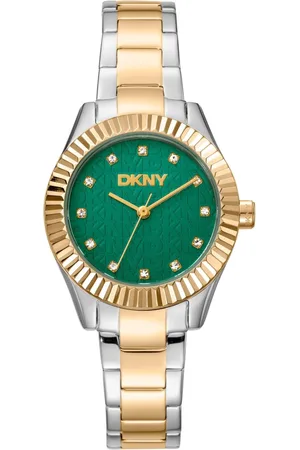 DKNY Watches, female, , Size: ONE SIZE Elegant Logo Dial Quartz Watch