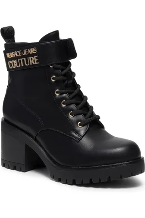 VERSACE Heeled Boots, female, , Size: 7 US Winter Boots Stylish Model